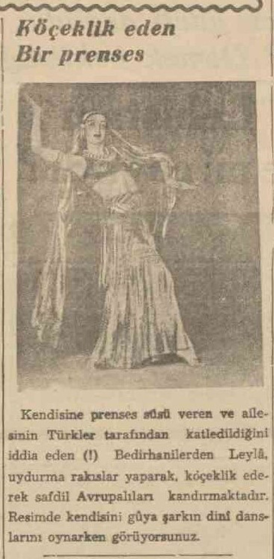 Leyla Bedirhan 1930'lu yıllar Türk basınında - Resim : 3
