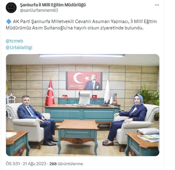 AK Partili vekilden Sultanoğlu'na 'gizli' ziyaret: Fotoğraf kaldırıldı - Resim : 1
