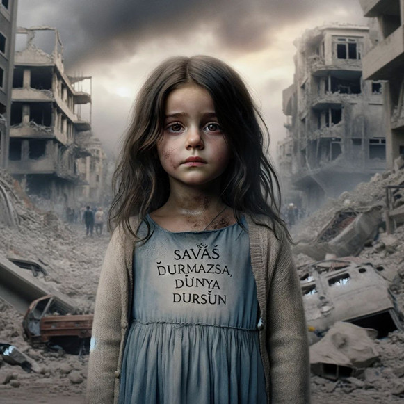 Savaş durmazsa dünya dursun - Resim : 3