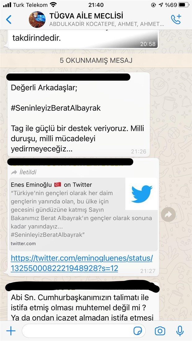 TÜGVA'lıların Berat Albayrak'la imtihanı: İstifa kafaları karıştırmış - Resim : 1