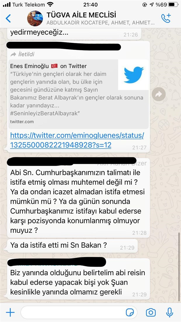 TÜGVA'lıların Berat Albayrak'la imtihanı: İstifa kafaları karıştırmış - Resim : 2
