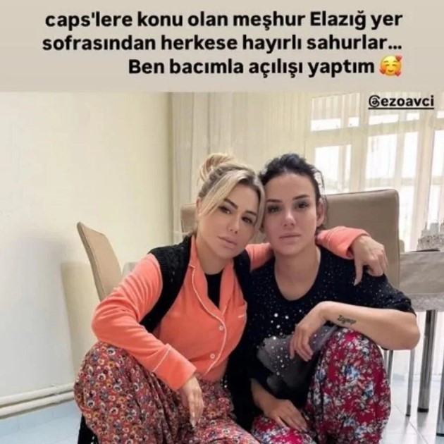 Ceylan meşhur yer sofrası pozunu tekrarladı: 'Yıllara kafa atmışım' - Resim : 1