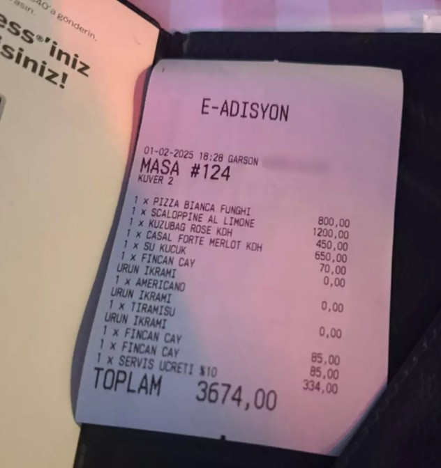 Danilo Zanna'nın mekanındaki çay fiyatı gündem oldu - Resim : 1