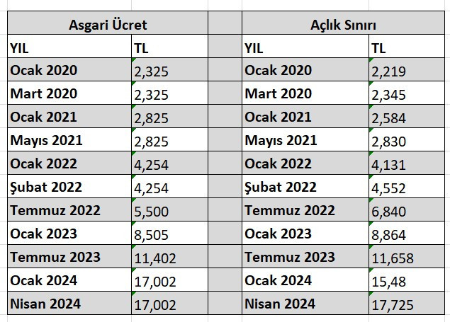 Asgari ücretin ‘açlık’la terbiyesi - Resim : 1