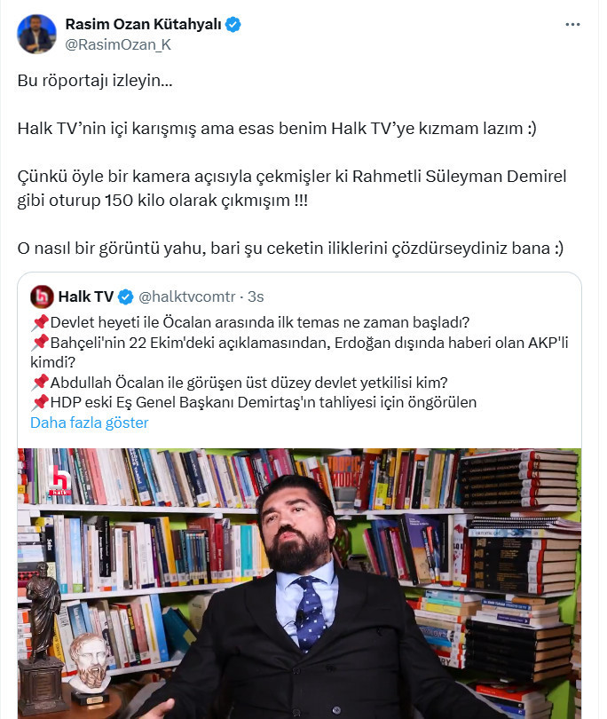 Halk TV'de Rasim Ozan Kütahyalı isyanı - Resim : 2