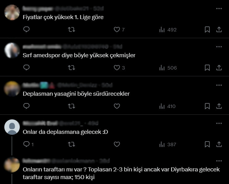Karagümrük'ten misafir tribüne 981 liralık fiyat: 'Sırf Amedspor diye..' - Resim : 1
