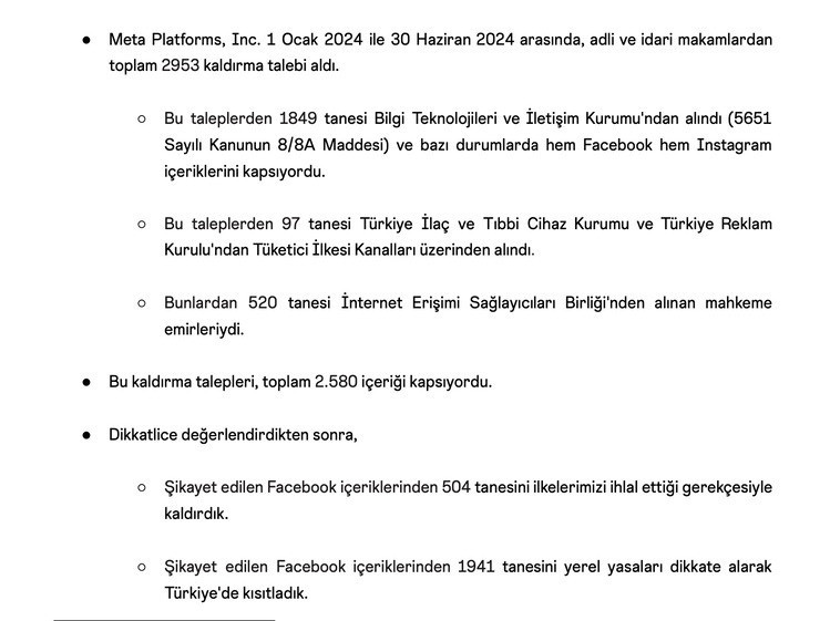 Meta iddiaları yalanladı: 2 bin 445 içerik kaldırıldı - Resim : 1