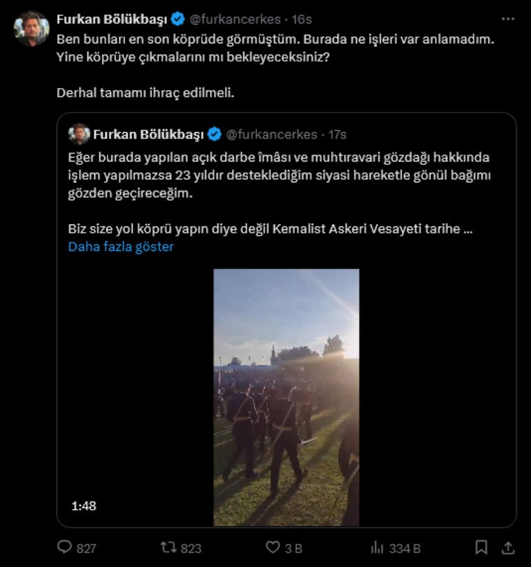 AK Partili isimler hedef göstermişti: 'Mustafa Kemal'in askerleriyiz' sloganına MHP'den destek - Resim : 3