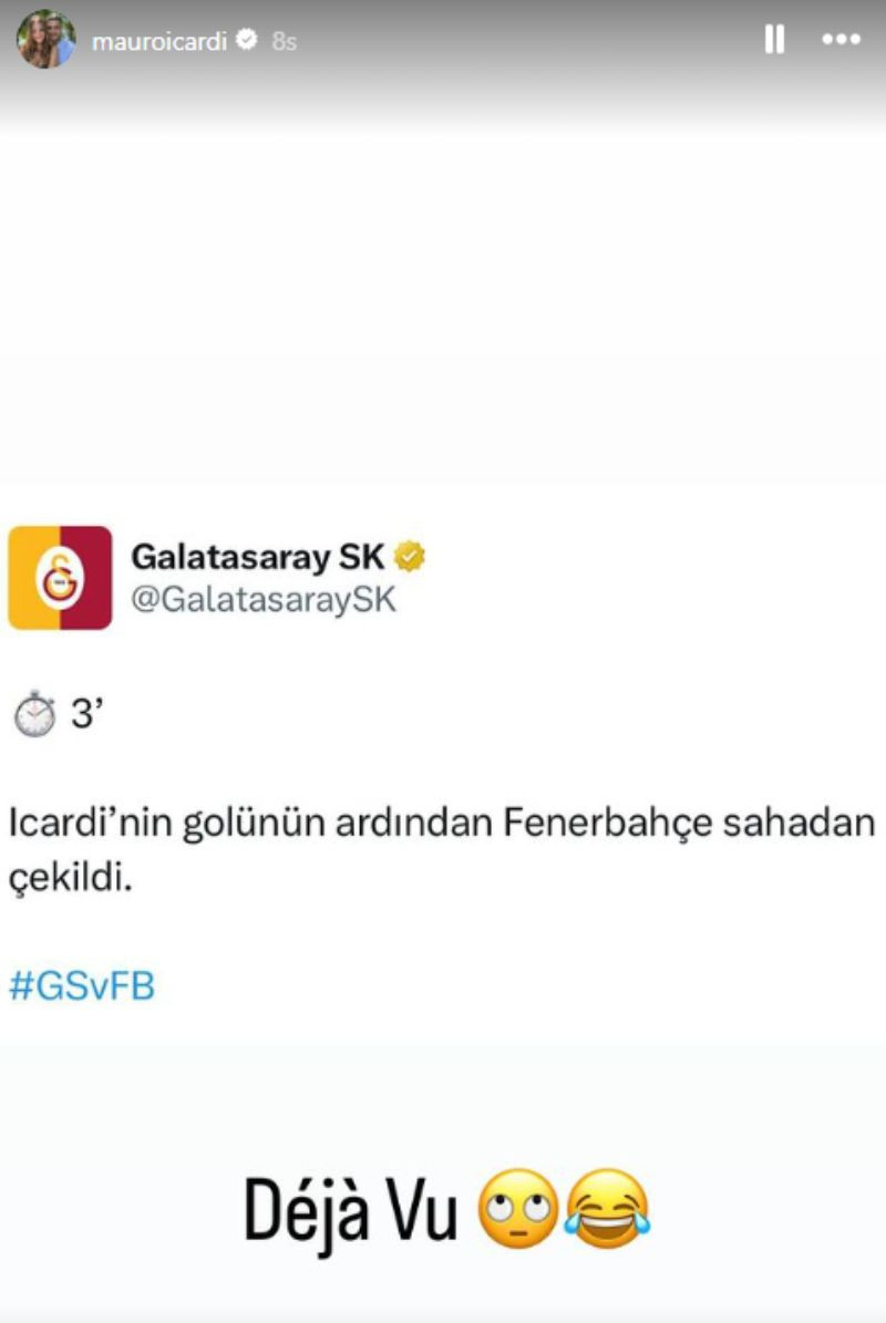 Mauro Icardi'den Fenerbahçe göndermeli mesaj: 'Dejavu' - Resim : 1