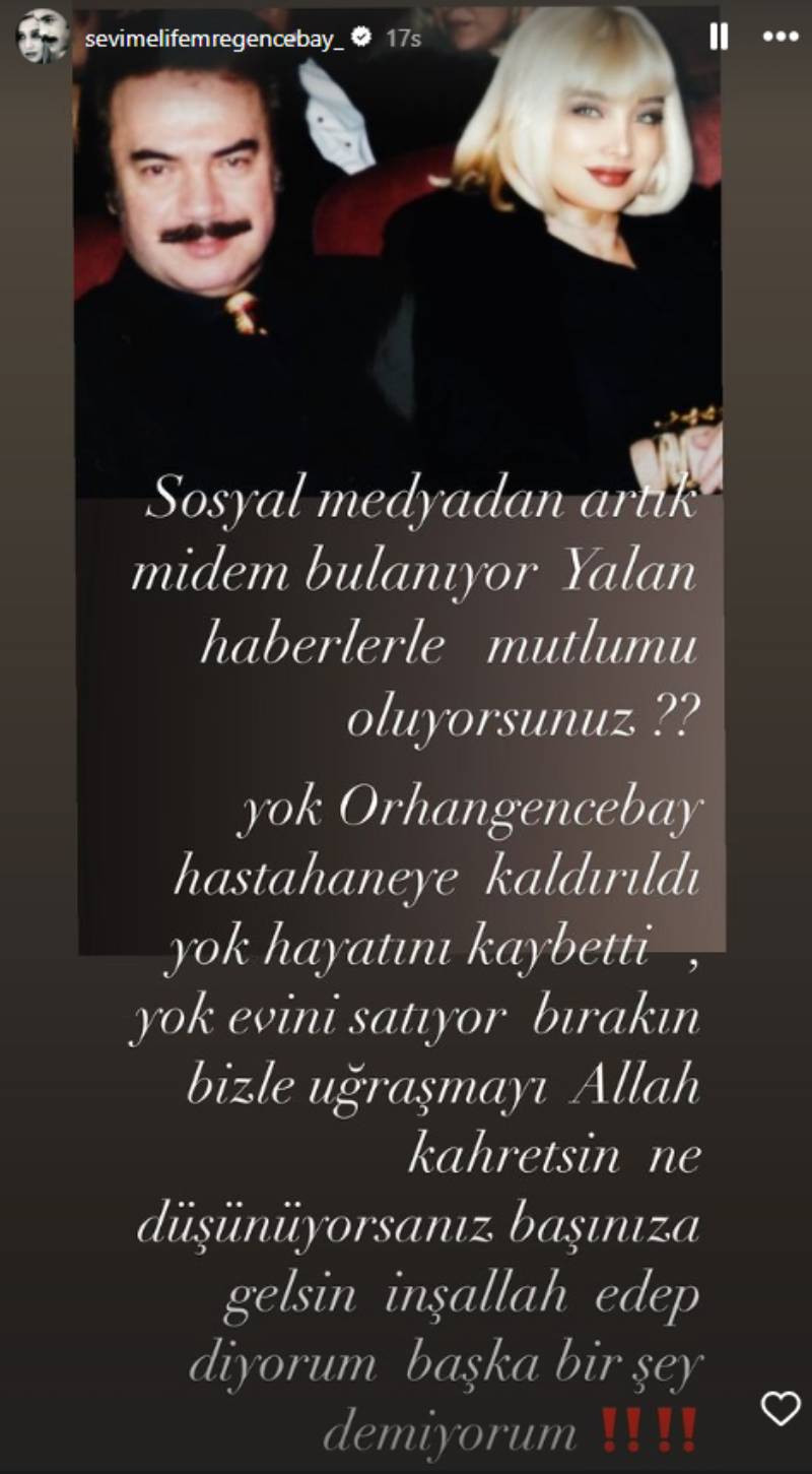 Orhan Gencebay iddialarına eşi Sevim Emre'den yanıt: 'Bırakın bizimle uğraşmayı' - Resim : 1