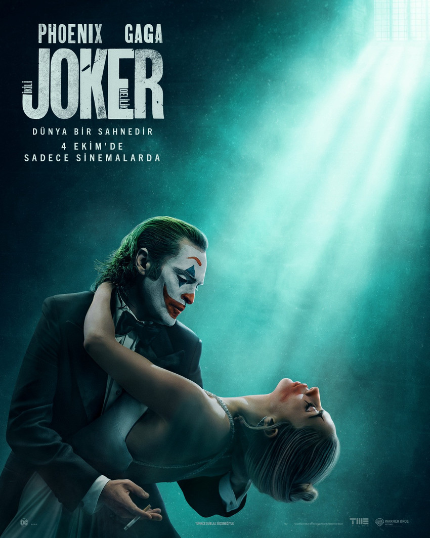 Joaquin Phoenix ve Lady Gaga başrolde: 'Joker: İkili Delilik' filminden ilk poster - Resim : 1