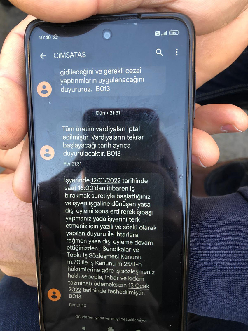Çimsataş işçisi toplu sözleşmeyi kabul etmedi: Üretim durduruldu - Resim : 1