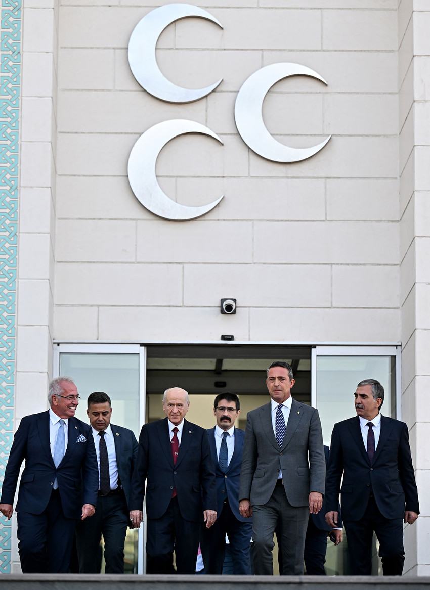 Fenerbahçe Başkanı Ali Koç, MHP lideri Bahçeli ile görüştü - Resim : 1