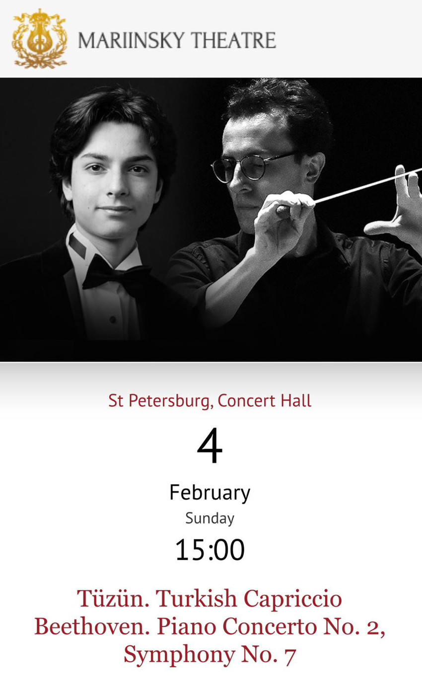 Genç piyanist Can Saraç, Mariinsky Orkestrası ile sahneye çıkıyor - Resim : 1