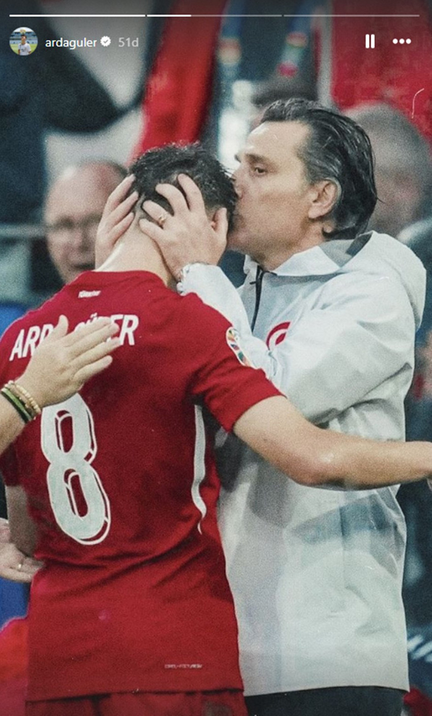 Portekiz yenilgisi sonrası Arda Güler'den Montella mesajı - Resim : 1