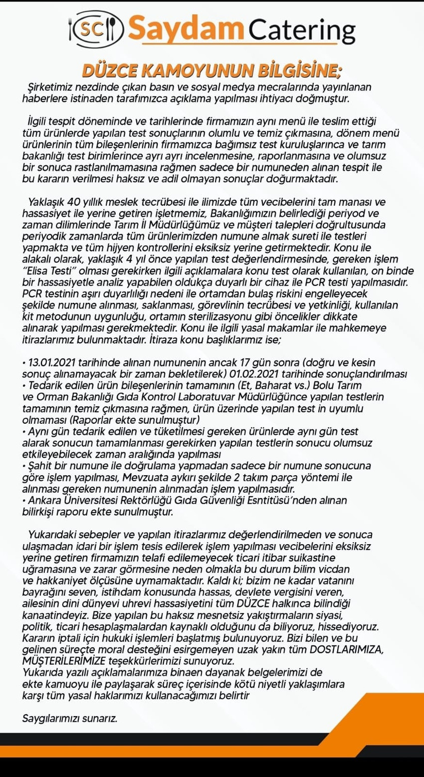 Yemek şirketinden domuz eti açıklaması: Dindarız, vatanseveriz... - Resim : 1