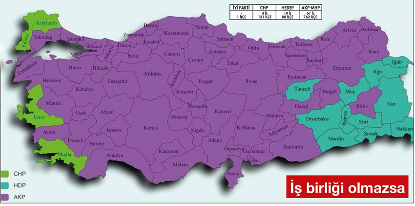 İYİ Parti'de gündeme gelen 2 harita: İş birliği olmazsa ne olur? - Resim : 1