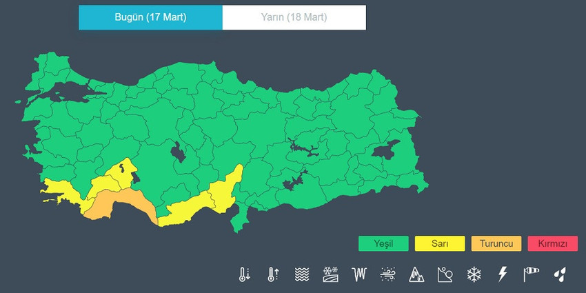 Meteoroloji'den uyarı: Kuvvetli yağış ve rüzgar bekleniyor - Resim : 1