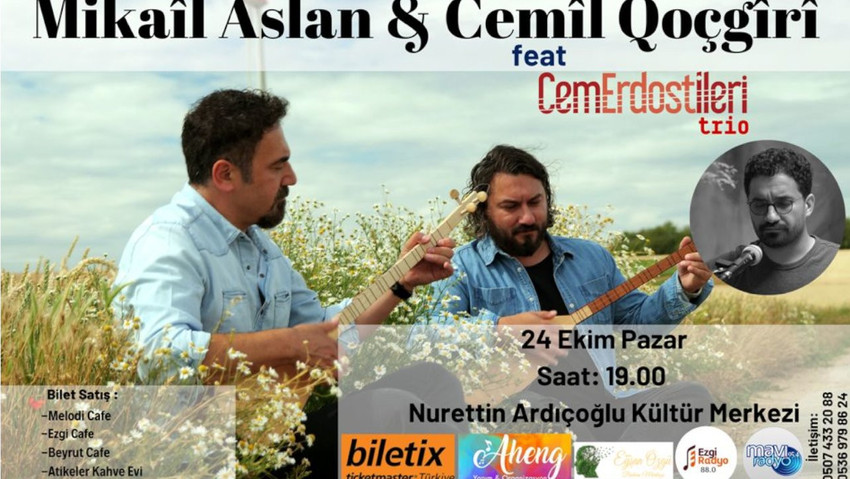 Mikail Aslan ve Cemil Qocgiri, 8 yıl sonra Elazığ’da dinleyicileriyle buluşacak - Resim : 1