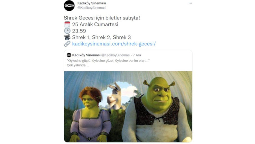 Kadıköy Sineması'ndan özel gösterim: Shrek Gecesi - Resim : 1