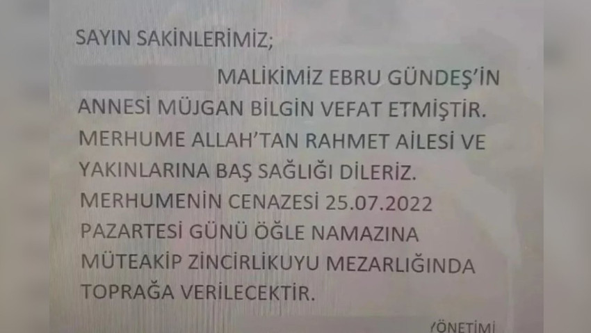 Ebru Gündeş'in annesi Müjgan Bilgin vefat etti - Resim : 1