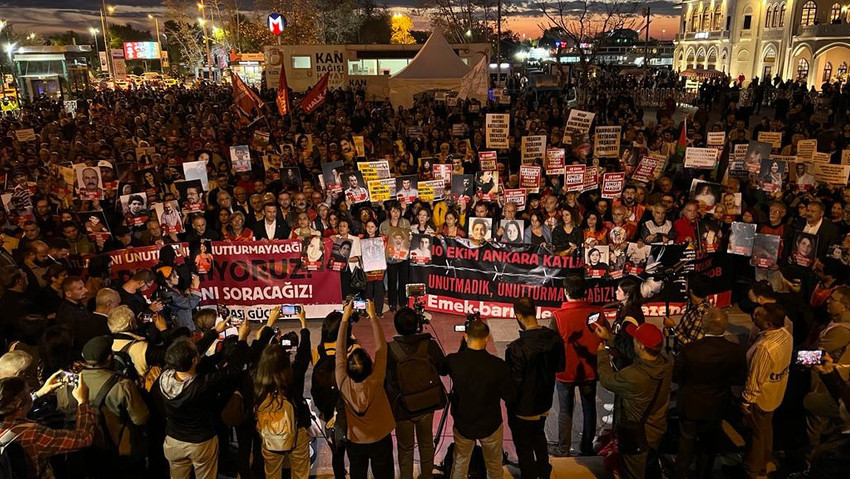 Abluka altında 10 Ekim Katliamı anması: Failleri koruyanlardan hesap soracağız - Resim : 2