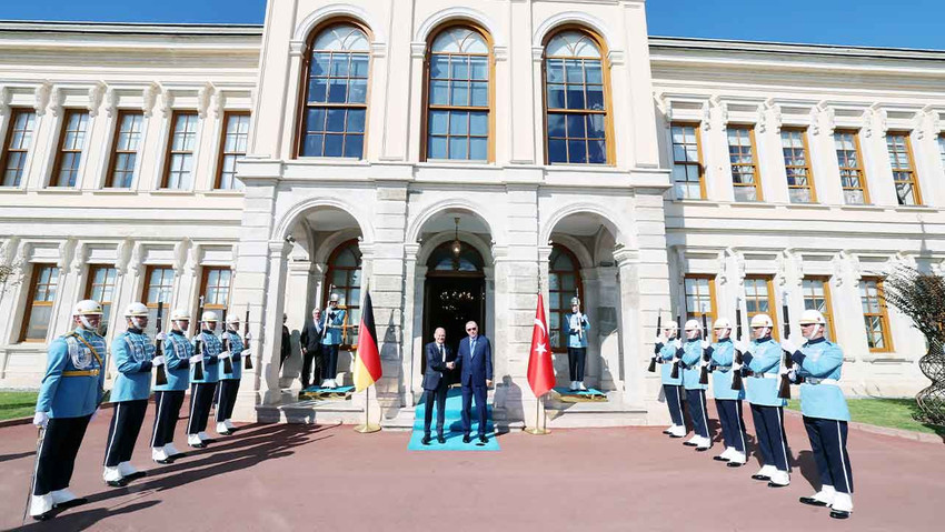 Cumhurbaşkanı Erdoğan, Almanya Başbakanı Scholz'la bir araya geldi - Resim : 1