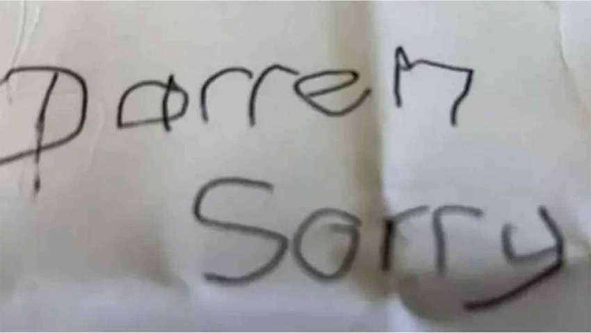 Çalınan yüzük özür notuyla geri gönderildi - Resim : 1