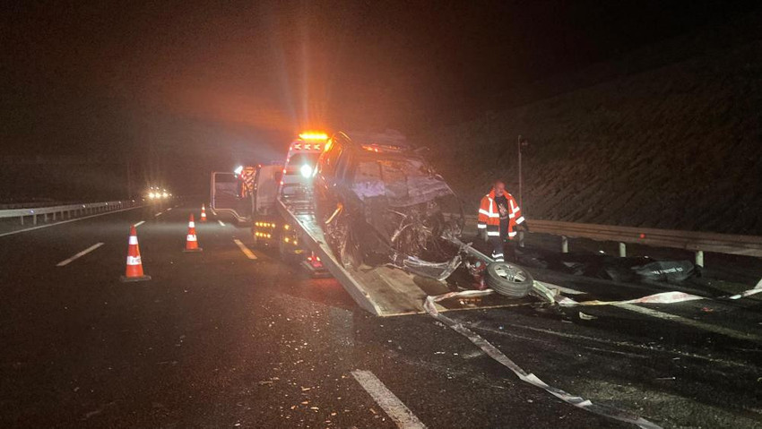 Horrible accident sur l'autoroute Ankara-Niğde : 4 morts, 1 blessé ! - Image : 1