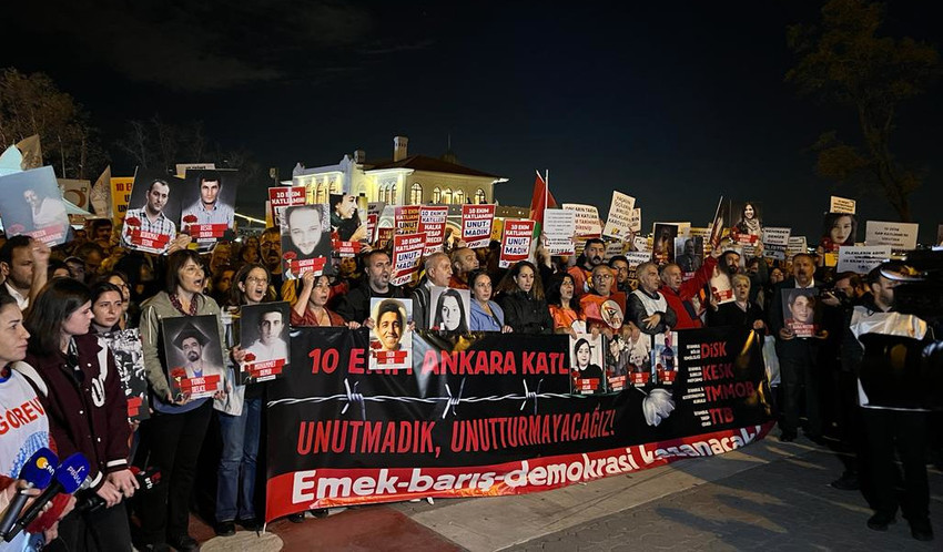 Abluka altında 10 Ekim Katliamı anması: Failleri koruyanlardan hesap soracağız - Resim : 1
