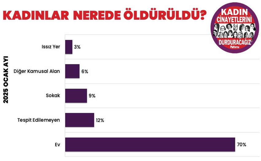 Şubat raporu: Kadınlar en çok evde öldürüldü - Resim : 2