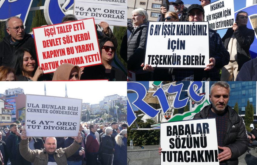 ÇAYKUR işçileri Rize'de toplandı: İşçiler burada kadro nerede - Resim : 3