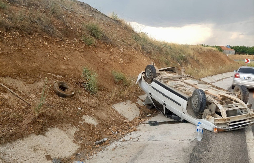 Wypadek na drodze Malatya-Adıyaman: 1 ranny - Zdjęcie: 1