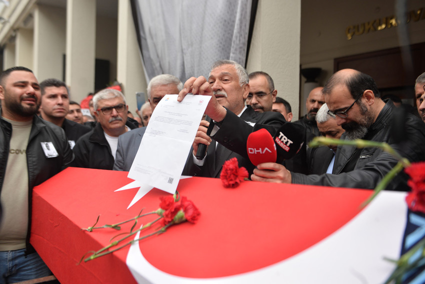 Zeydan Karalar, Samet Güdük'ün cenazesinde konuştu: Arkasında başka bir şey var - Resim : 3