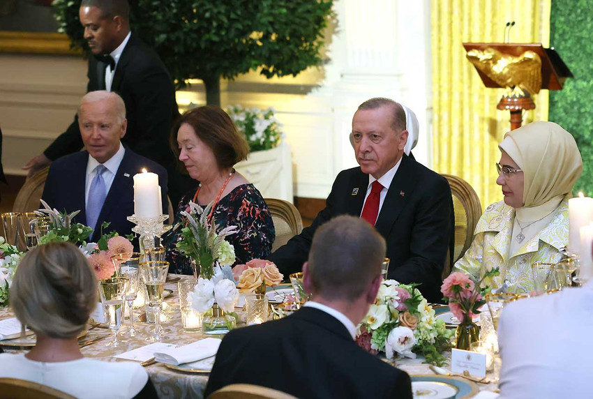 Erdoğan, ABD Başkanı Biden'ın verdiği yemeğe katıldı - Resim : 1