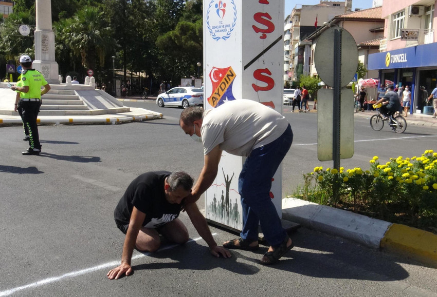 Emekleyerek bitirdiği koşudan sonra hastaneye kaldırıldı - Resim : 2