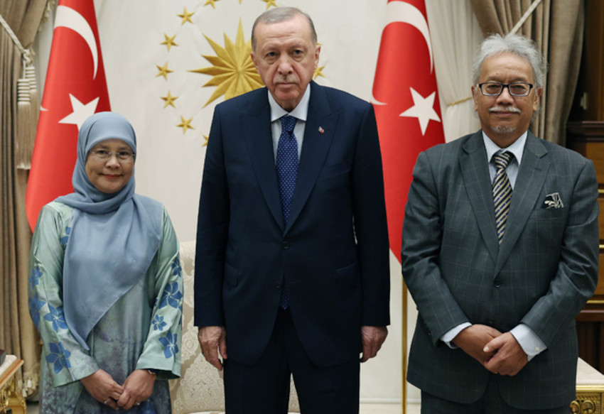 Cumhurbaşkanı Erdoğan, Malezya yüksek mahkeme başkanlarıyla görüştü - Resim : 1
