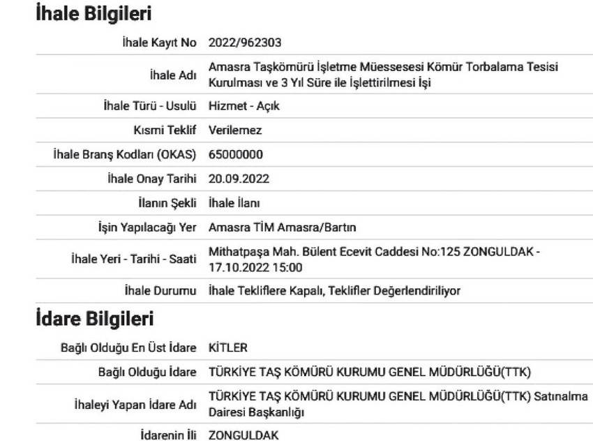 Maden faciasından üç gün sonra ihale - Resim : 1