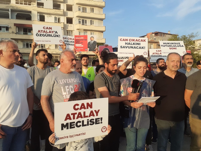 TİP'ten 36 kentte eylem: Halkın iradesine saygı, Can Atalay’a özgürlük istiyoruz - Resim : 3