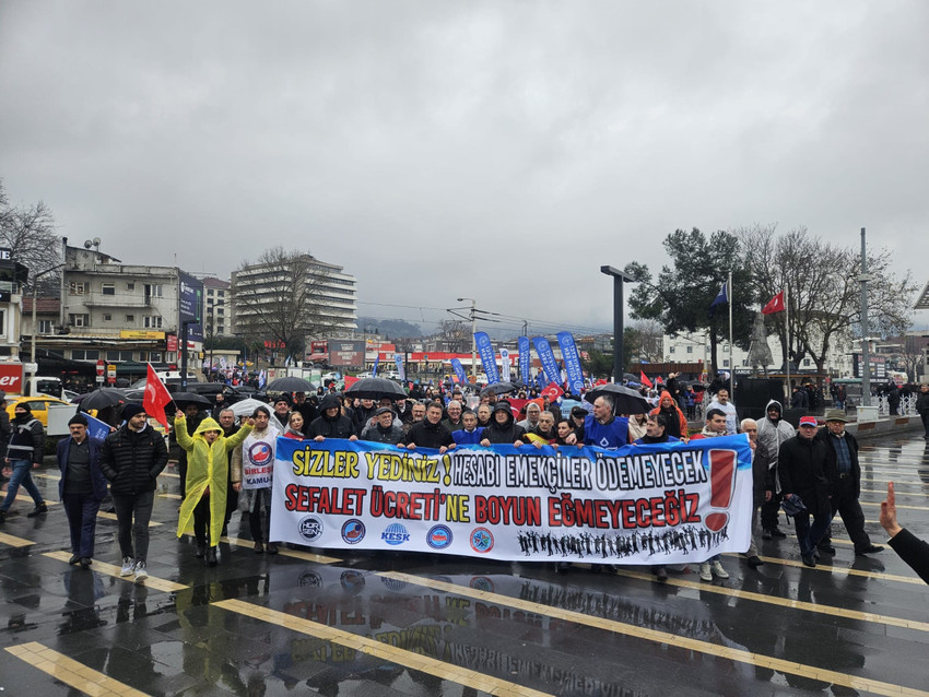 KESK, Türkiye genelinde yüzde 11.54'lük zamma karşı sokağa çıktı - Resim : 1