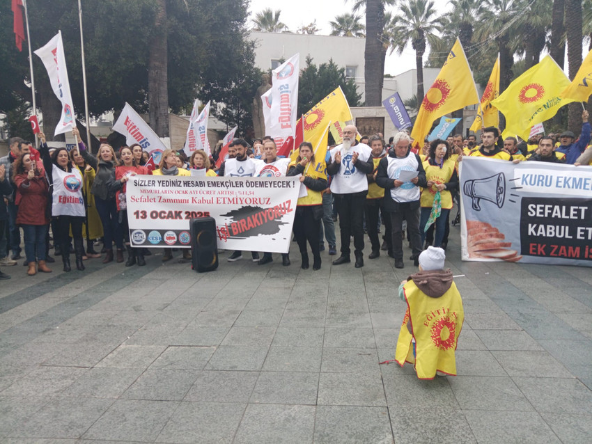 KESK, Türkiye genelinde yüzde 11.54'lük zamma karşı sokağa çıktı - Resim : 6
