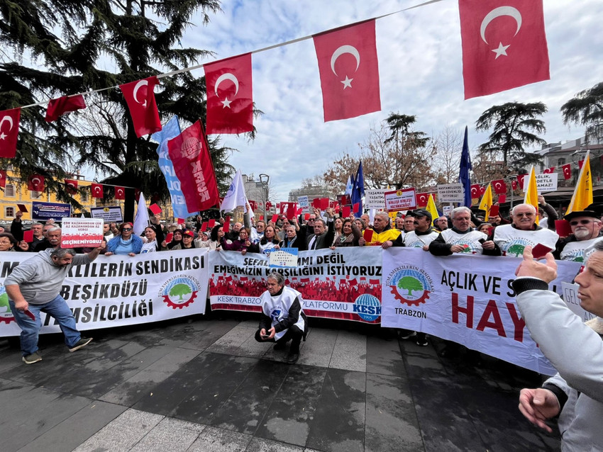 KESK, Türkiye genelinde yüzde 11.54'lük zamma karşı sokağa çıktı - Resim : 5