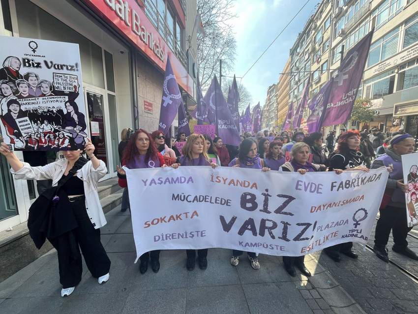 Kadıköy’de kadınlar sokakta: 2025 'Aile Yılı' değil, mücadele yılı olacak - Resim : 3