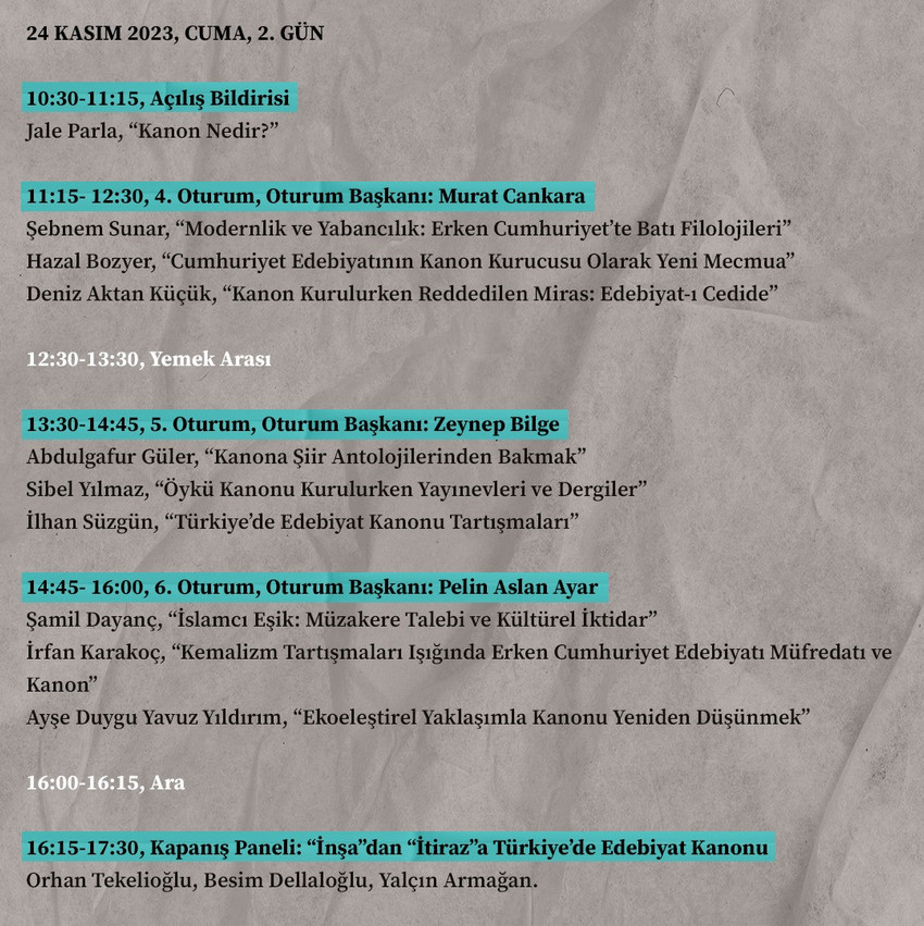 'Cumhuriyet'in 100. Yılında Sanat ve Edebiyat Kanonu' sempozyumu düzenleniyor - Resim : 2