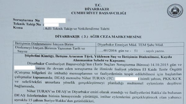 “Rakka'dan Diyarbakır'a intihar bombacıları gönderildi”