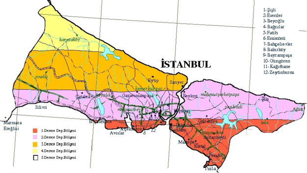 İstanbul depreminde hangi ilçeler etkilenecek?