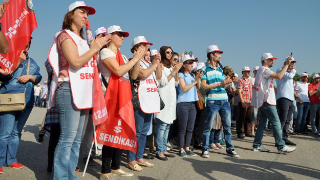 Bursa'daki Nestle işçileri greve çıktı