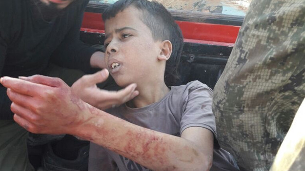Nureddin Zengi Tugayı 10 yaşındaki bir çocuğun başını kesti