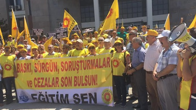 Ankara'ya yürüyen Eğitim Sen'liler Bursa'ya ulaştı
