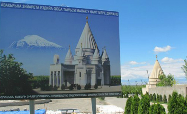 Dünya'nın en büyük Ezidi tapınağı
